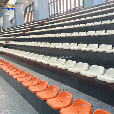 Bom preço Assentos de estádio de plástico HDPE durável com características anti-UV e à prova de fogo para locais de desporto ao ar livre em linha