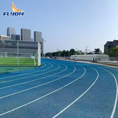 Bom preço Sistema Full Pour de pista atlética de 13 mm certificado pela IAAF em linha