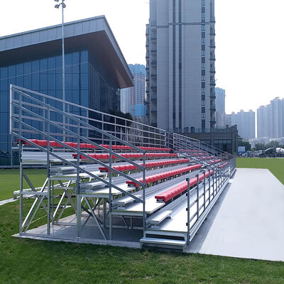 Bom preço 3 Fileiras de Arquibancadas Removíveis de Alumínio com Assentos de PP/PEAD para Estádio e Uso Externo em linha