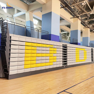 Bom preço Nova Seats Panteões retráteis de material HDPE com cor personalizável para ginásio e escola em linha
