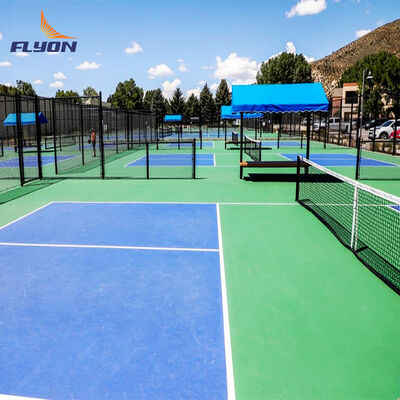 Bom preço Tapete de quadra de pickleball portátil antiderrapante profissional com espessura durável de 3 mm para uso externo em linha
