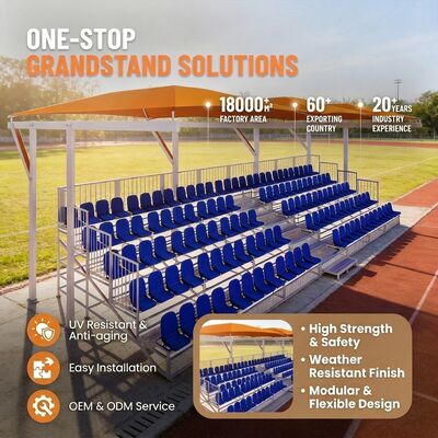 Bom preço Instalação Rápida de Design Modular Pistas de Metal Exteriores com Dimensões Personalizáveis para Pistas de Estádio de Alumínio em linha