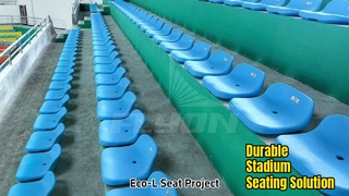 Eco L assento do estádio HDPE durável moldado por sopro